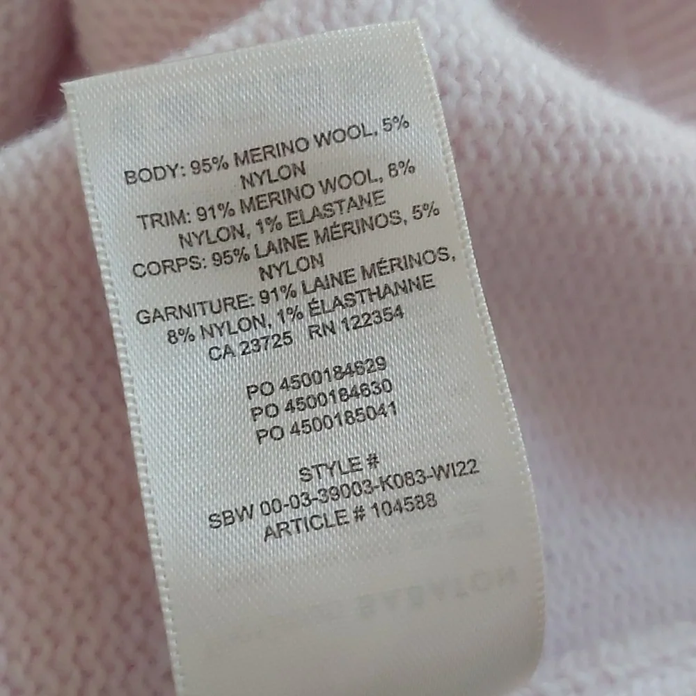 Aritzia Babaton Stargaze Turtleneck in Light Pink/Purple Size M/L - Picture 9 of 9
